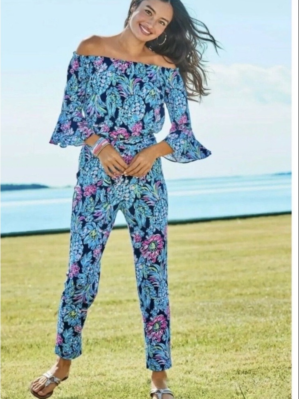 Lilly Pulitzer “ pineapple party” jumpsuit